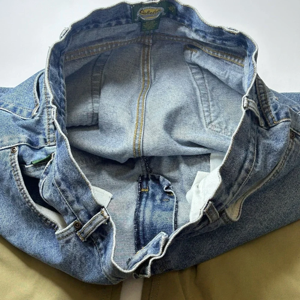 VTG Cabela's Roughneck Upland Brush Guard Blue Jeans 38 Reg Men's Size 38x30 Y2K
